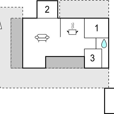 Holiday home Cozy In With Kitchen Blavand